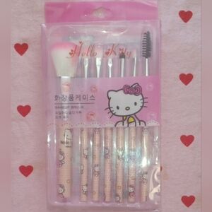 Hello Kitty Pink and White Brush Set